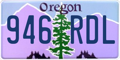 OR license plate 946RDL