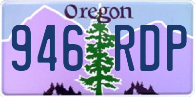 OR license plate 946RDP