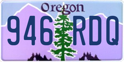 OR license plate 946RDQ