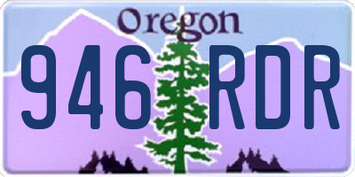 OR license plate 946RDR