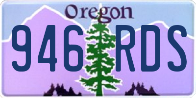 OR license plate 946RDS
