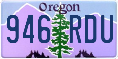 OR license plate 946RDU