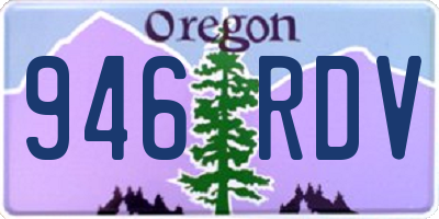 OR license plate 946RDV