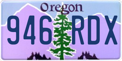 OR license plate 946RDX
