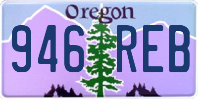 OR license plate 946REB