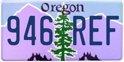 OR license plate 946REF