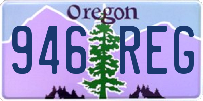 OR license plate 946REG