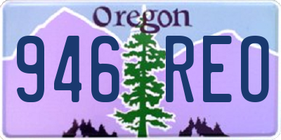 OR license plate 946REO