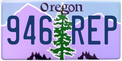 OR license plate 946REP