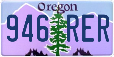 OR license plate 946RER