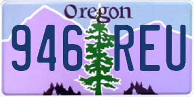 OR license plate 946REU