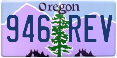 OR license plate 946REV