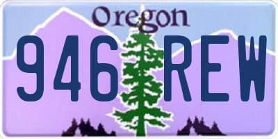 OR license plate 946REW