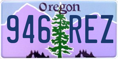 OR license plate 946REZ