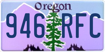 OR license plate 946RFC