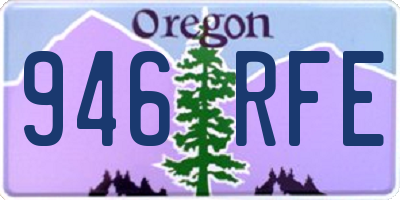 OR license plate 946RFE