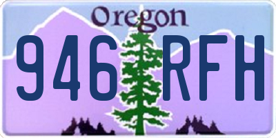OR license plate 946RFH