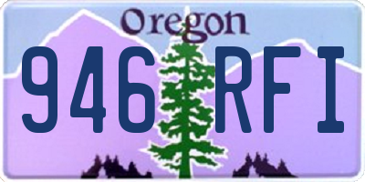 OR license plate 946RFI