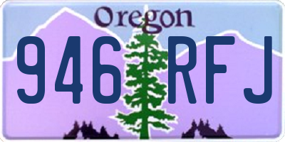 OR license plate 946RFJ
