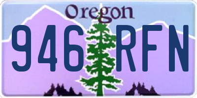 OR license plate 946RFN