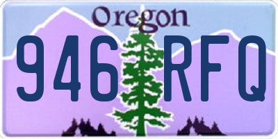 OR license plate 946RFQ