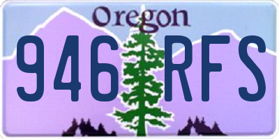 OR license plate 946RFS