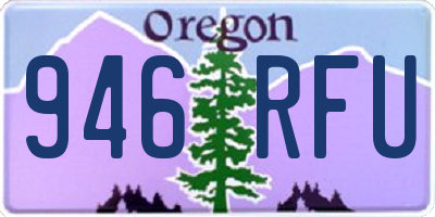 OR license plate 946RFU