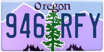 OR license plate 946RFY
