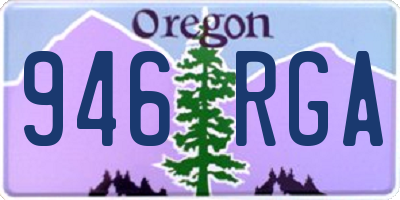 OR license plate 946RGA