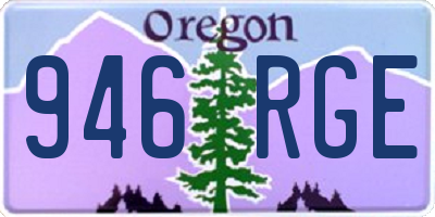 OR license plate 946RGE