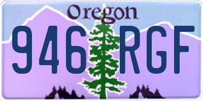 OR license plate 946RGF