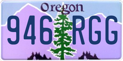 OR license plate 946RGG