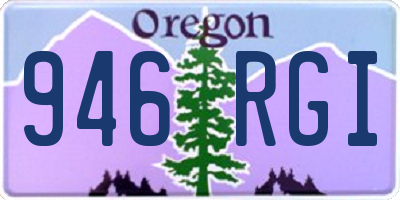 OR license plate 946RGI
