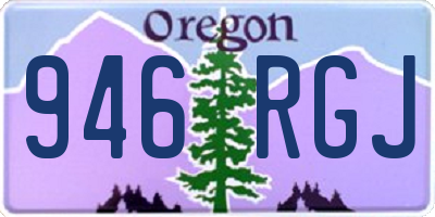 OR license plate 946RGJ