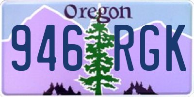 OR license plate 946RGK
