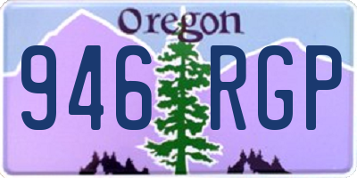 OR license plate 946RGP