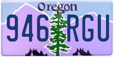 OR license plate 946RGU