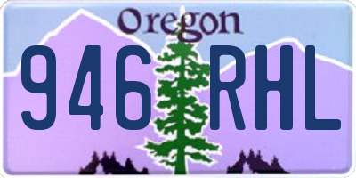 OR license plate 946RHL