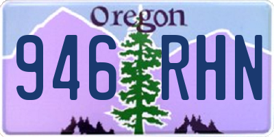 OR license plate 946RHN