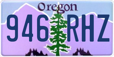 OR license plate 946RHZ