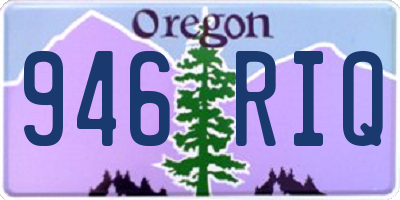 OR license plate 946RIQ