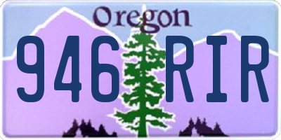 OR license plate 946RIR