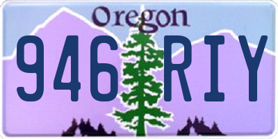 OR license plate 946RIY