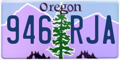 OR license plate 946RJA