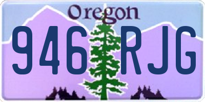 OR license plate 946RJG