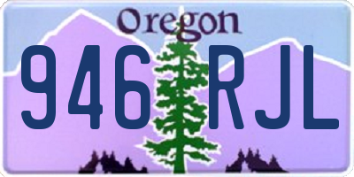 OR license plate 946RJL