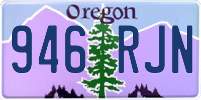 OR license plate 946RJN