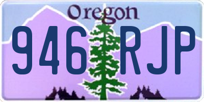 OR license plate 946RJP
