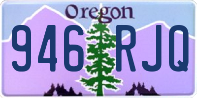 OR license plate 946RJQ