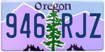 OR license plate 946RJZ